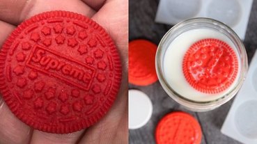 既然買不起那就自己做！ 國外網友分享如何自製「 Supreme Oreo」，粉絲：我還不吃爆！