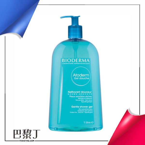 BIODERMA 貝膚黛瑪 滋潤溫和潔膚露 / 賦妍低敏香氛潔膚凝膠 1000ml【巴黎丁】