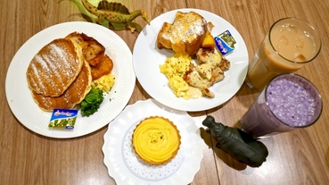 西門町平價聚餐美食 花嘴廚房 早午餐&甜點～好吃夠份量，在地人私房名單