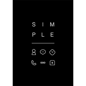 シンプル / ブラックホワイト