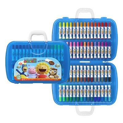 SIMBALION 雄獅 奶油獅60色彩色筆(A盒)-閃亮亮版 NO.BLM-60