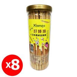 ◎☆ 香濃酥脆牛奶棒，脆而不硬超級涮嘴！|◎☆ 20公分巨無霸尺寸，啃起來無敵過癮！每罐360g，共有50多支！|◎☆ 正港台灣製造，原料僅有紐澳進口奶粉、麵粉、糖、鹽、油，無多餘添加、無負擔！品牌: