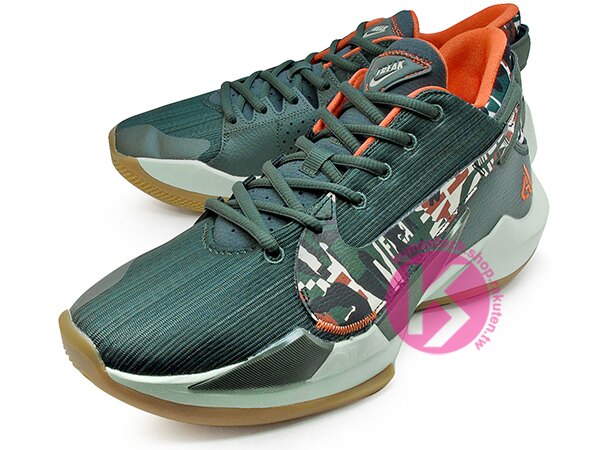 2020 最新款 Giannis Antetokounmpo 簽名籃球鞋 NIKE ZOOM FREAK 2 EP BAMO 深綠橘 迷彩 膠底 字母哥 34 前掌 ZOOM AIIR 氣墊 MVP 