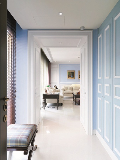 歐風古典、佈置、拱門、線板、壁爐、木百葉窗