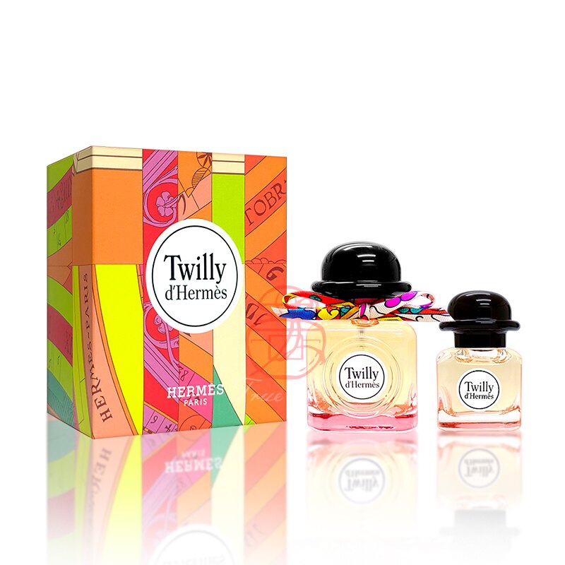 愛馬仕 Hermes 絲巾女性香水禮盒(淡香精50ML+淡香精7.5ML) 真愛香水