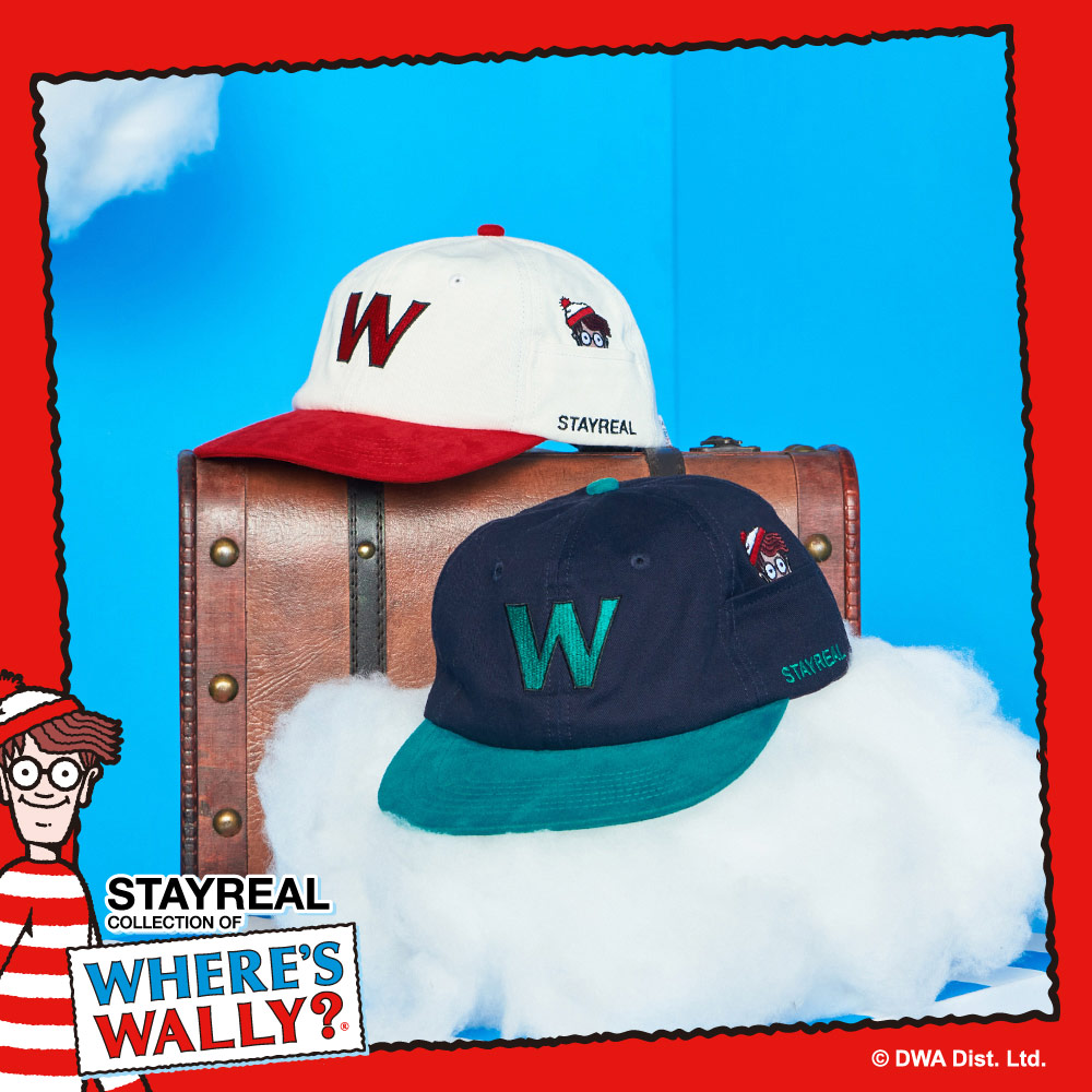 STAYREAL x WHERE'S WALLY? 威利在哪裡撞色棒球帽