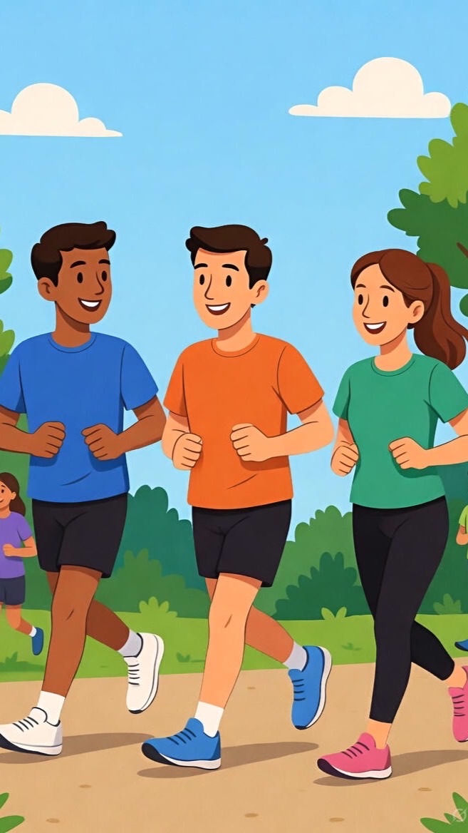 一起戶外笑嘻嘻🏃