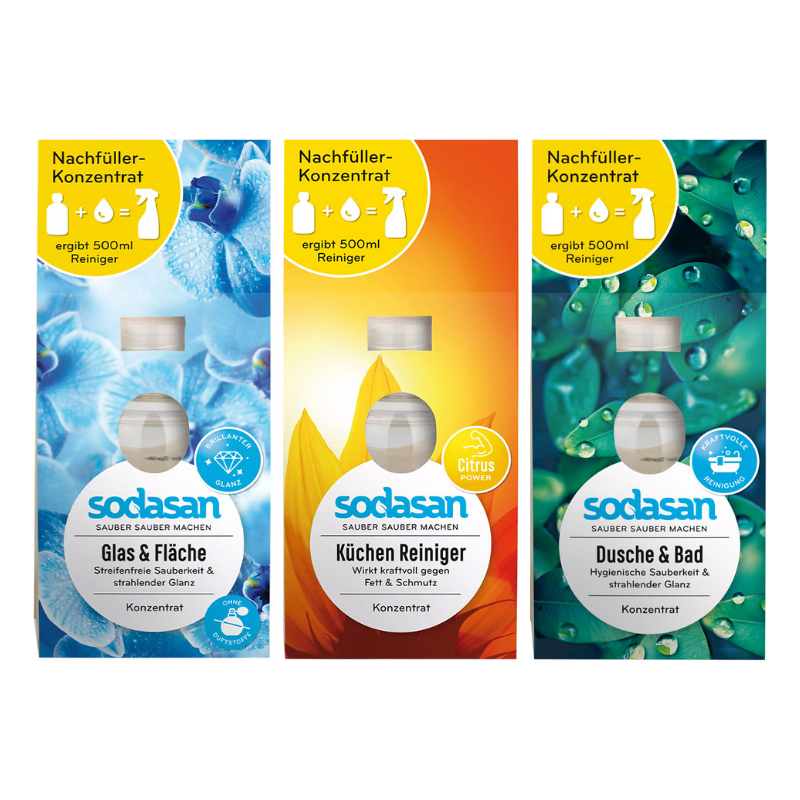 德國 Sodasan 舒德森 濃縮清潔劑 100ml 玻璃 衛浴 廚房 清潔用品 居家 生活 水垢 去污 附發票【心心哈德】現貨 全館499超取免運