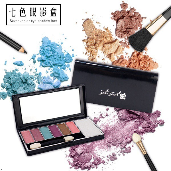 七色眼影盒【櫻桃飾品】【31399】 商品規格 1入 注意事項 1.此商品請勿置於高溫、潮濕以及陽光直射處。 2.此為私人消耗性產品，商品一經拆封使用，恕無法退貨。