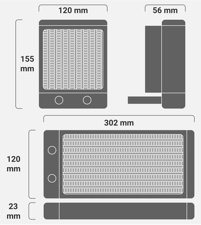 或是搭配120/240mm AIO水冷散熱系統。