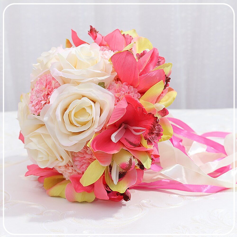 新娘手捧花韓式婚禮結婚仿真假花手拋花球森系創意攝影道具 極客玩家