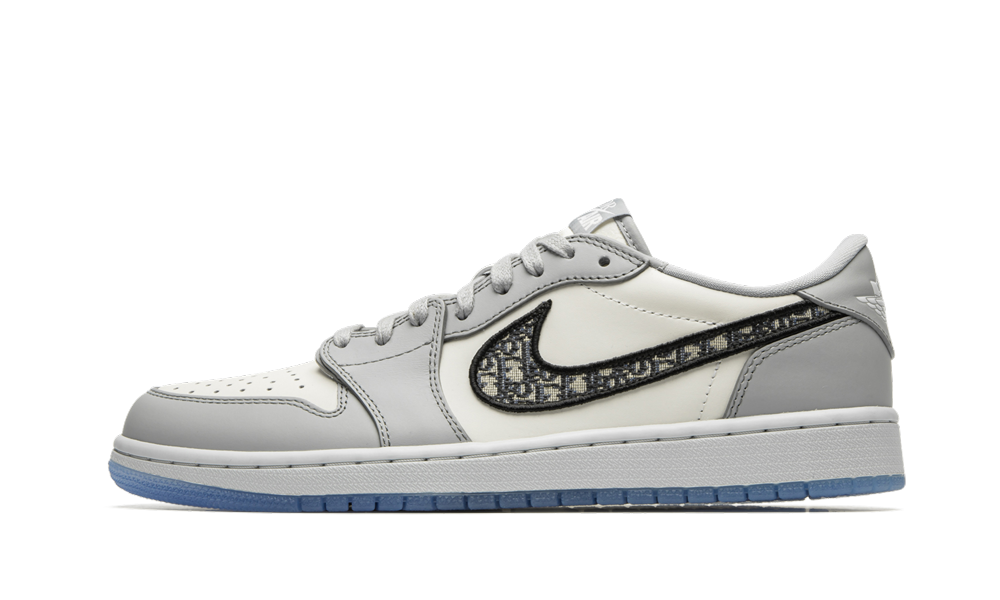 The Dior x Air Jordan 1 Low is one of two extremely limited edition colorways of Michael Jordan's fi