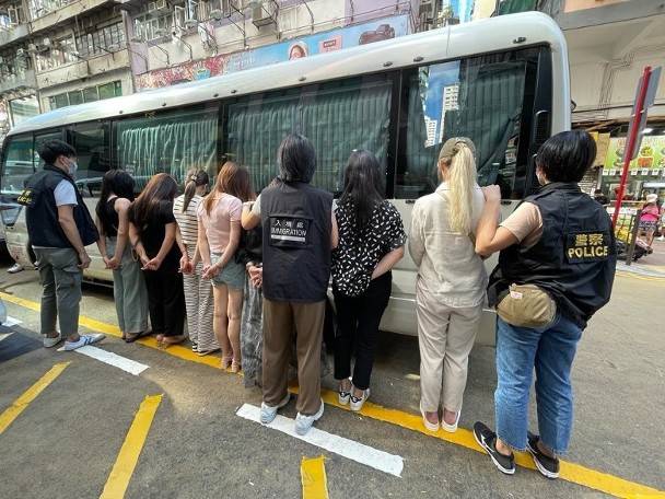 跨部門旺角反黑工 拘18人包括1俄羅斯女 On Cc 東網 Line Today