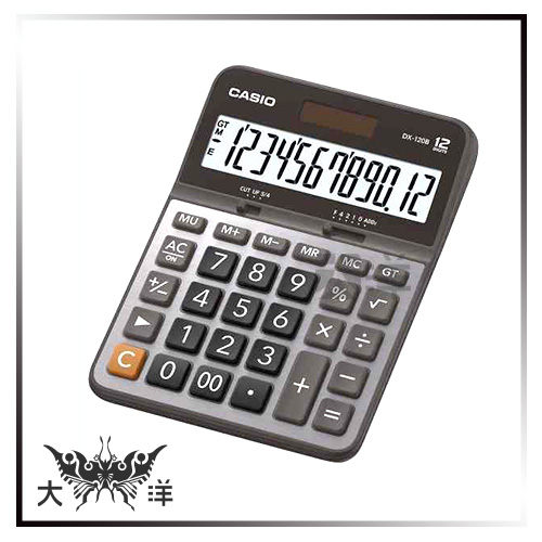 ◤大洋國際電子◢ CASIO卡西歐 DX-120B 12位元商用計算機 運算 數學 考試 會計 工程