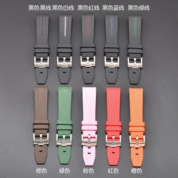 代用歐米茄聯名斯沃琪手錶帶橡膠弧口OMEGA SWATCH行星系列錶帶
