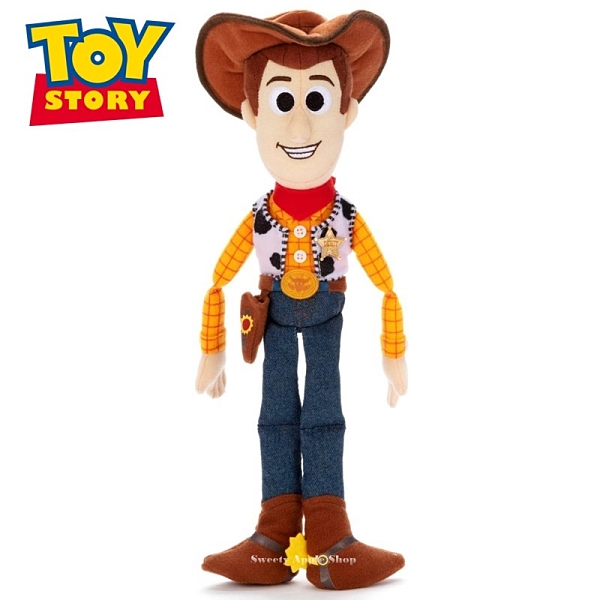 日本限定 迪士尼 TAKARA TOMY 玩具總動員4 胡迪 玩偶公仔娃娃 S號 34cm