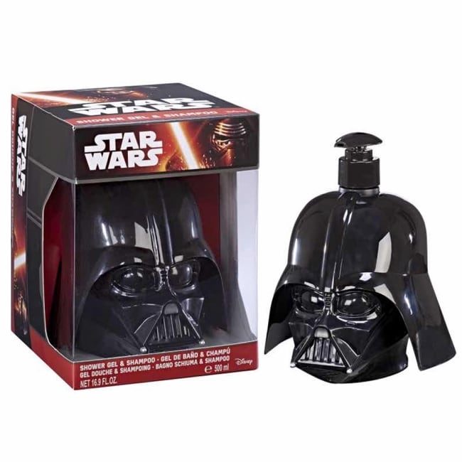 STAR WARS 黑武士 3D珍藏限量版公仔 二合一沐浴洗髮精(500ml)