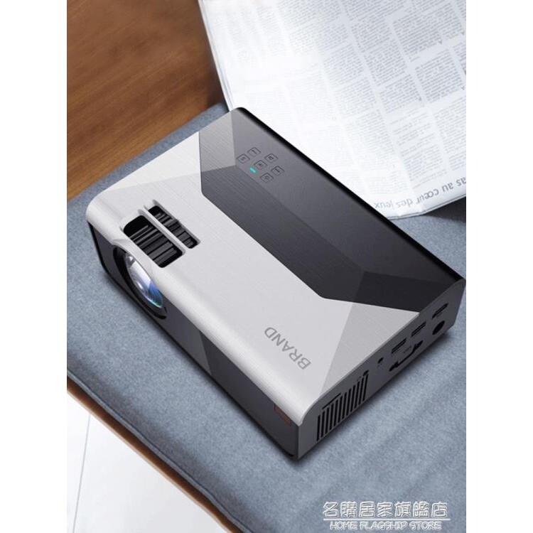 投影儀家用小型便攜投影電視高清手機一體機投影機墻上看電影墻投迷你宿舍 - 超清版,官方標配