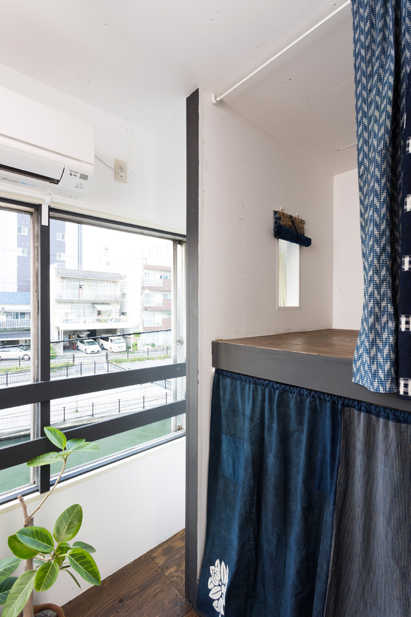 日本設計旅店hutte女性床舖