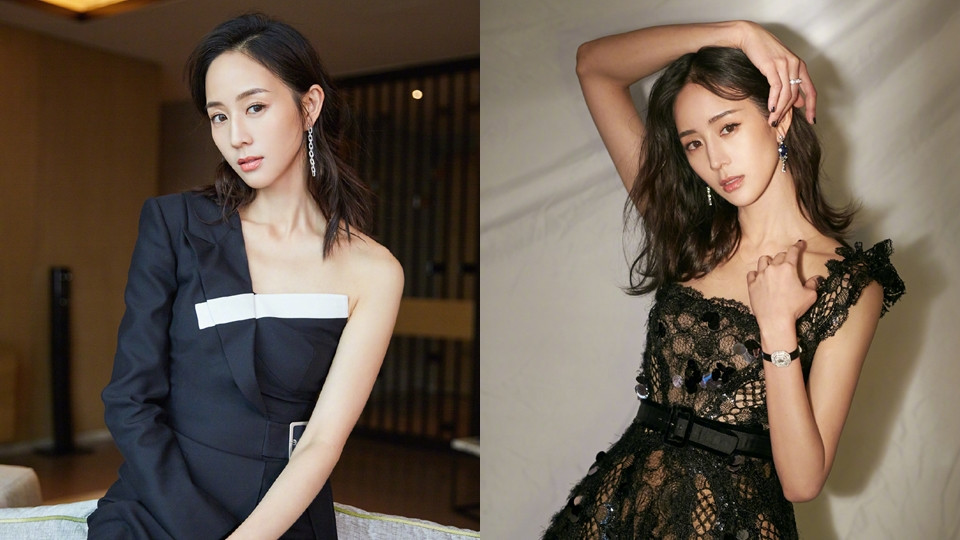 >>右滑圖片看張鈞甯開肩動作