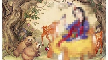 當愛麗絲、白雪公主變成泡菜妹...？超美韓服版西洋童話插圖