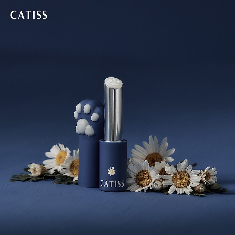CATISS 貓掌護唇膏 3g 寧靜藍貓洋甘菊 | 禮品首選