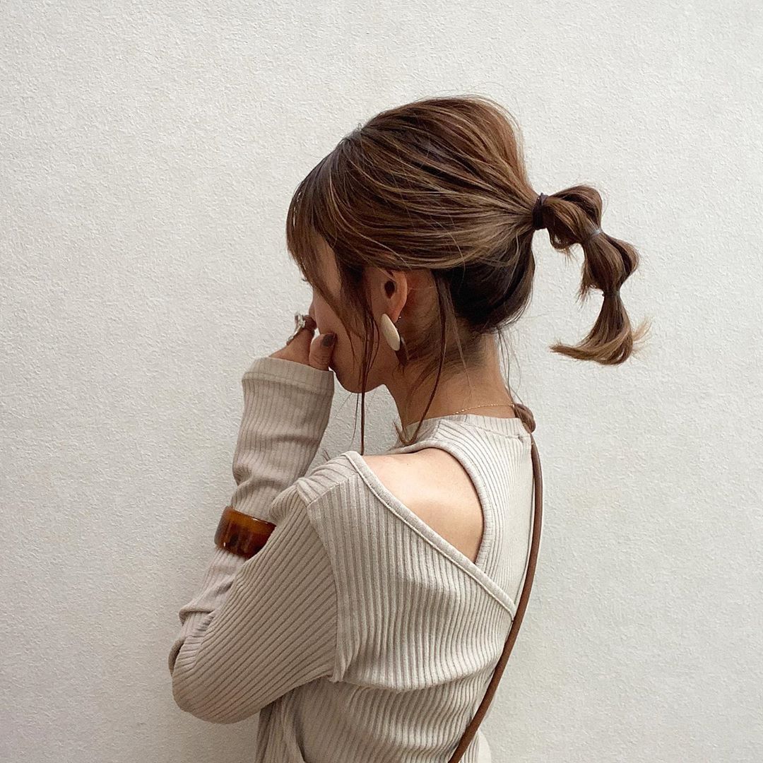 洋蔥辮鮑伯造型：側面