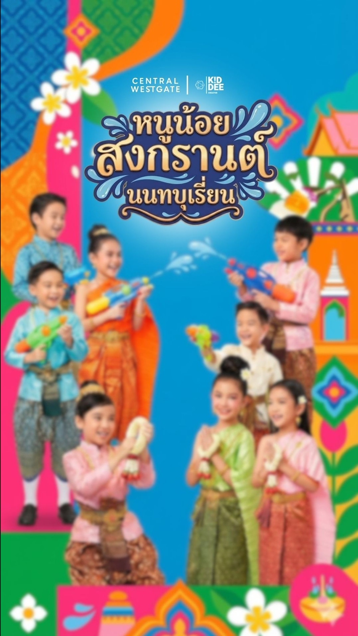 เซ็นทรัล เวสต์เกต หนูน้อยสงกรานต์ “นนทบุเรี่ยน”