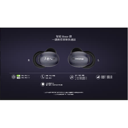 ●個性化定製，專屬太空色。●智能Ｈome鍵 一鍵操控享樂與通話。●首次連接後，每次使用即可自動配對。●全天續航 疾速快充，充電15分鐘使用3小時。 吳青峰代言的1more耳機出太空版囉！ 想要天天聽到