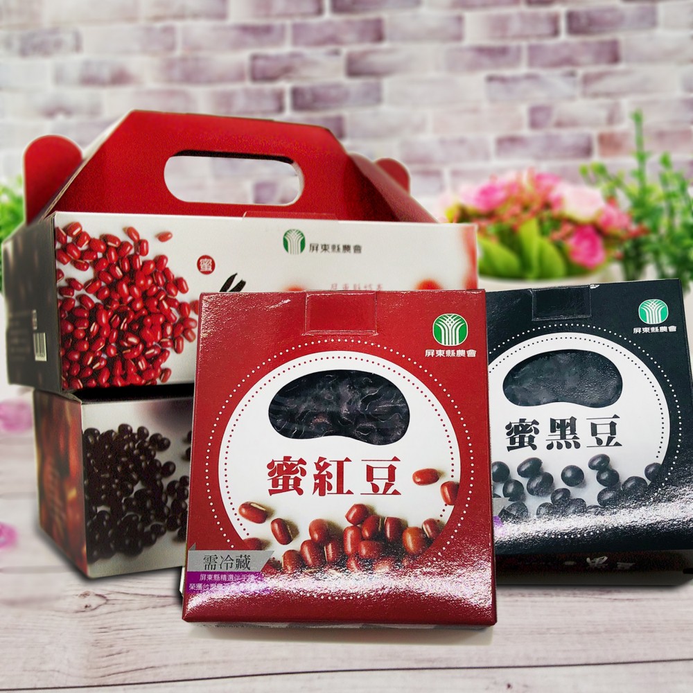 【屏東縣農會】蜜豆禮盒(每盒300g 4入)