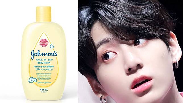 johnson baby lotion jungkook