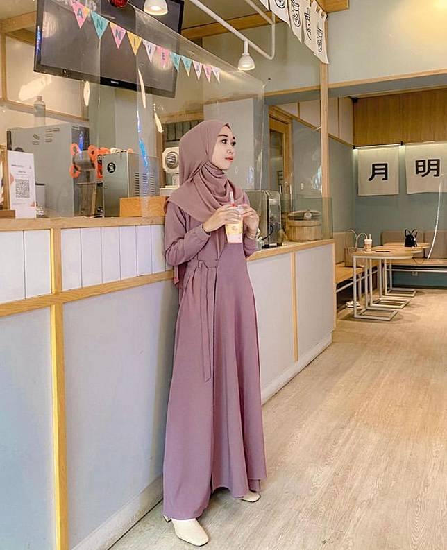 kemeja ootd hijab simple untuk hangout