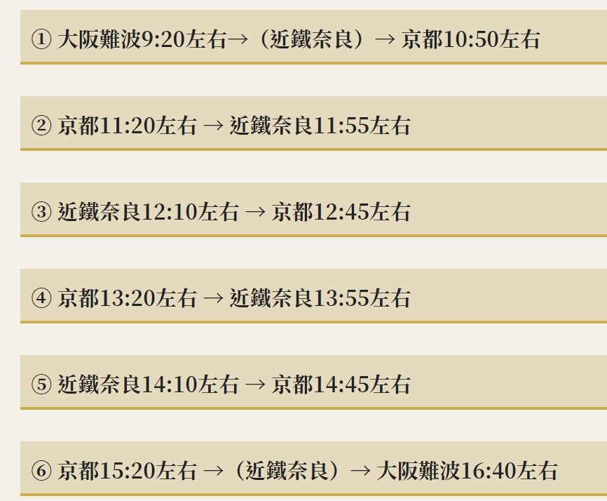 時刻表