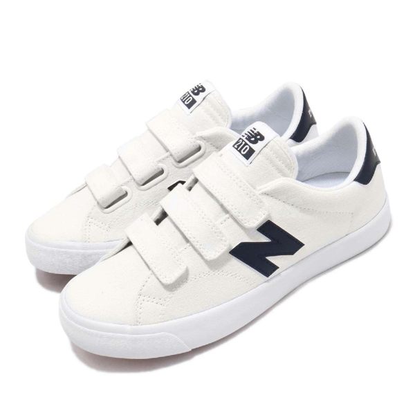New Balance 休閒鞋 NB 210 N字鞋 白 深藍 小白鞋 魔鬼氈 復古帆布鞋 運動鞋 男鞋 女鞋【PUMP306】 AM210VWBD
