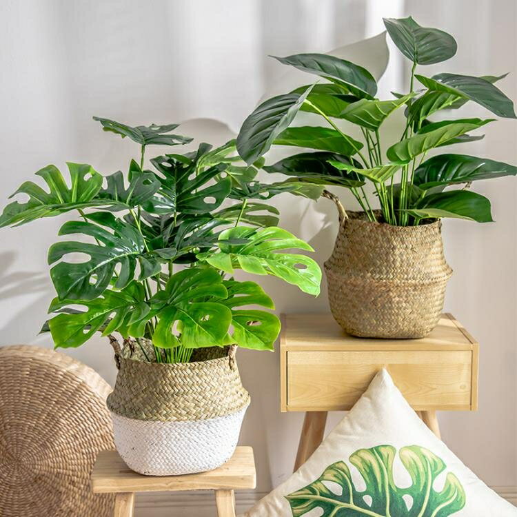 免運·北歐客廳仿真綠色植物綠植裝飾假花辦公桌ins小盆栽擺件創意家居