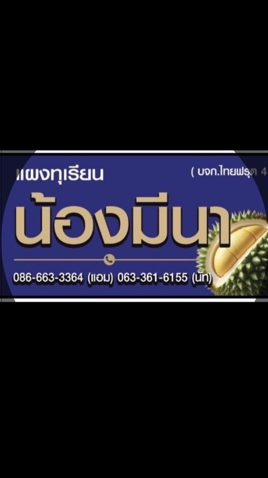 แผงทุเรียนน้องมีนา (ภาคใต้)