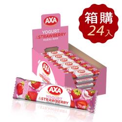 棕櫚油、牛油樹油、乳清粉、優格粉(牛奶、乾酪菌)、大豆卵磷脂】、葡萄糖漿、米球(碎米、糖、大麥麥芽萃取物、食鹽,玉米油、大豆卵磷脂)、糖、玉米片(碎玉米、糖、食鹽)、乾草莓粒、棕櫚油、麥芽糊精、濃縮蘋