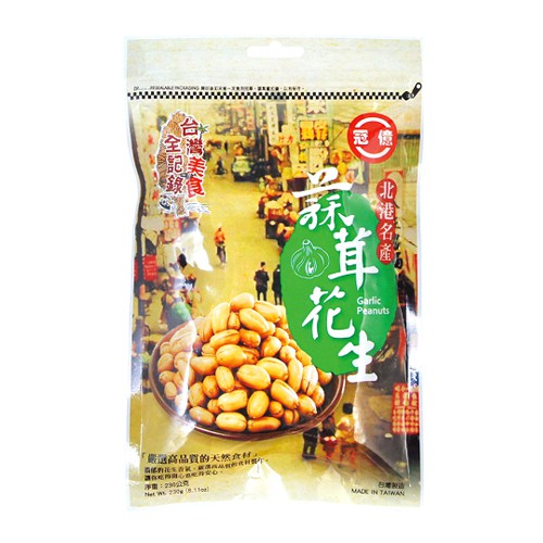 台灣美食全紀錄-蒜蓉花生185g【愛買】