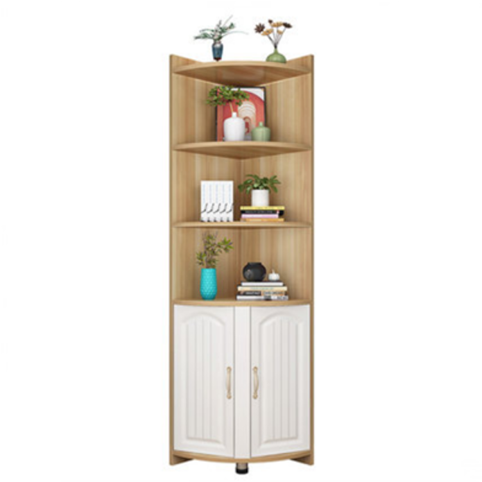 120*50*50cm 書櫃 酒櫃 轉角櫃 墻角置物櫃客廳邊角三角形櫃置物架多功能歐式拐角落收納櫃