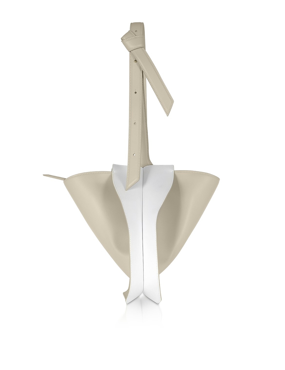 閉合：拉鍊手柄：皮革手柄硬件材料：金色金屬襯裡：皮革 輕巧的時尚造型帶來高貴的雕刻優雅度，採用光滑皮革製成的Bloom Mini Hobo包為日常帶來高級時尚。該包採用頂部拉鍊開合可調式錶帶，可穿在肩