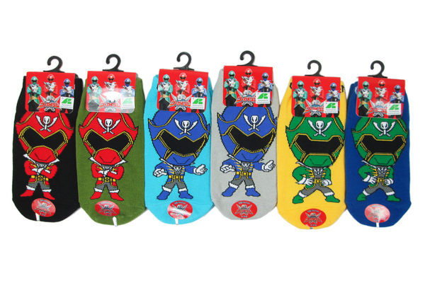 【卡漫城】宇宙警察 襪子 19-21cm 三雙組 ㊣版 6-9歲 特?戰隊刑事連者 Police DekaRanger