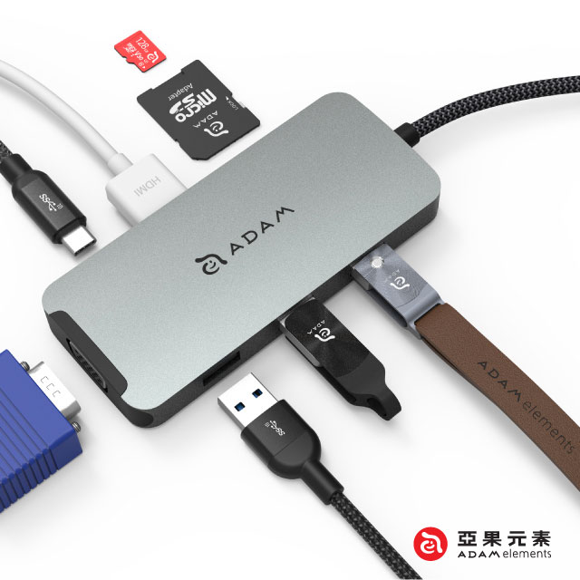 《3C部落客開箱大大推薦》頂級PD 100W電力支援！雙卡同時讀取!HDMI&VGA雙介面同時輸出！▲雙讀卡/雙輸出/八埠同時運作▲●同時具備 HDMI（4K）及 VGA（1080p）雙主流輸出介面，