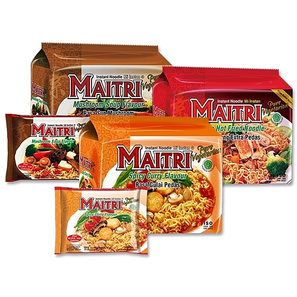 印尼素食泡麵第一大廠！ 全素可食用，無色素、無味精、無防腐劑