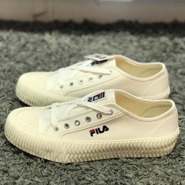 Fila 米白色 餅乾鞋 帆布鞋 4-c320t-111 23~28cm [Q1現貨]