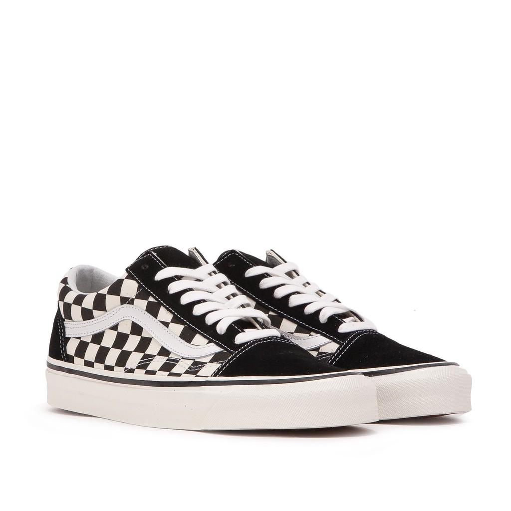 Vans Old Skool 36 DX Anaheim Factory 黑白棋盤格 麂皮 帆布鞋 化學原宿