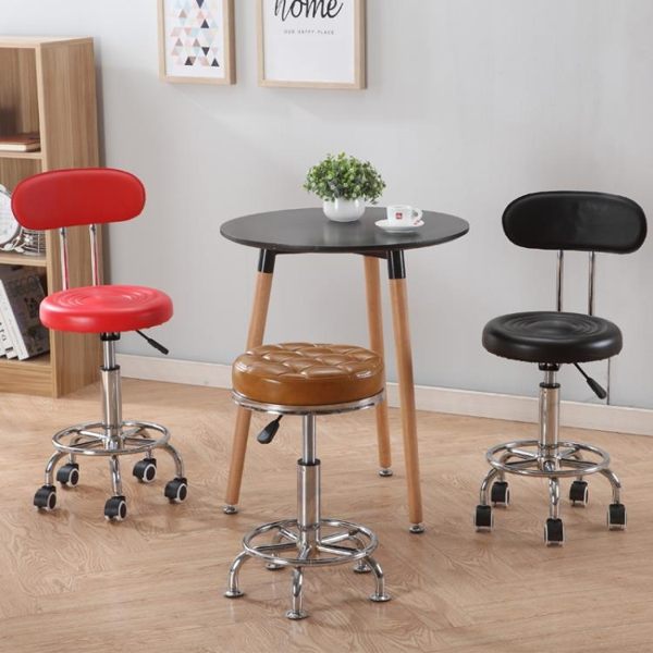 吧檯椅 酒吧椅吧臺椅美容椅升降椅高腳凳靠背凳子旋轉椅吧椅吧凳美發圓凳