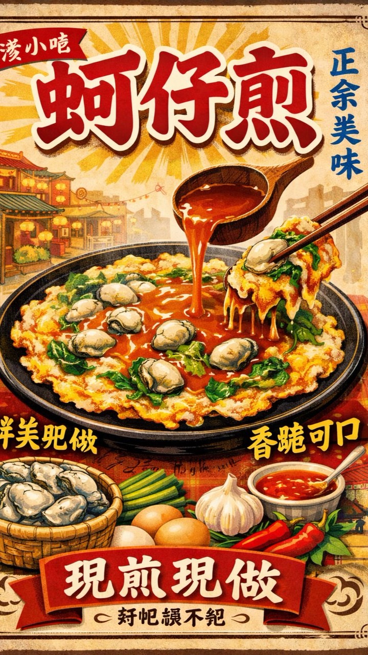煎恰恰胖卡蚵仔煎