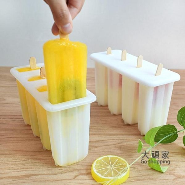 雪糕模具 4連老冰棍模具自製冰棒家用創意商用套裝做凍雪糕無毒冰淇淋