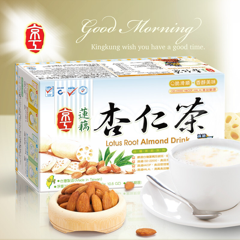 蓮藕杏仁茶-減糖 香醇美味微甜不膩 特色減糖12%新配方濃郁杏仁味搭配杏仁粒蓮藕及銀耳保留q脆口感層次 成分杏仁粉扁桃仁粒蓮藕粉植物奶砂糖玉米澱粉銀耳 黑芝麻糊 香濃美味微甜不膩 特色沖泡時散發香濃滑