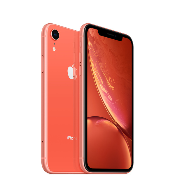 iPhone XR。哪一面，都耀眼。全新「Liquid Retina 顯示器」，是業界最先進的 LCD；更快速的 Face ID；智慧型手機中，最聰明強大的晶片；革新突破的相機系統；具備全螢幕設計、i